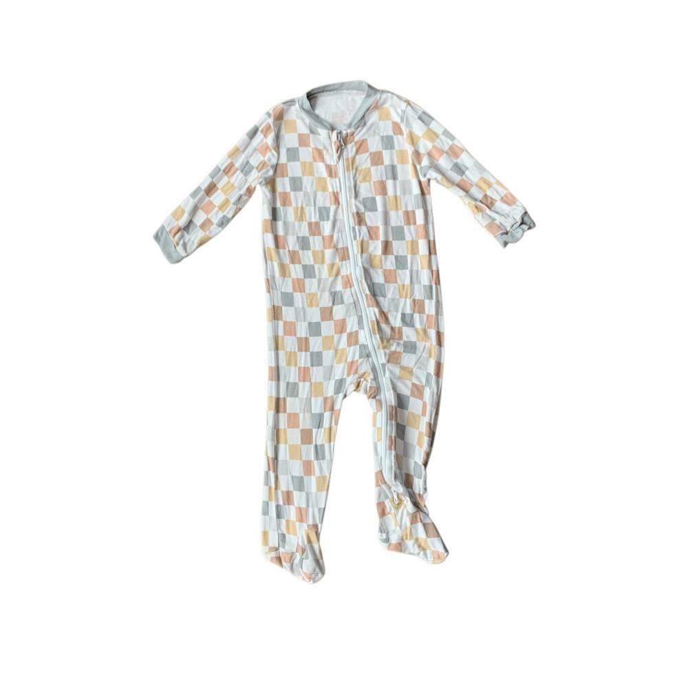 Milkberry Bamboo Checkered footy